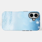 IJs en sneeuw getextureerd Case-Mate iPhone Case (Achterkant (horizontaal))