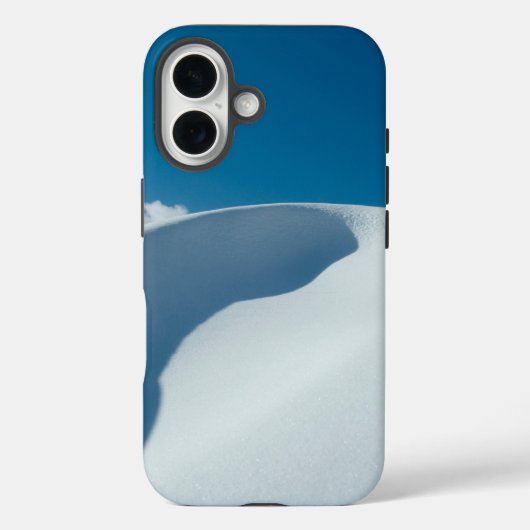 IJs en sneeuw getextureerd Case-Mate iPhone Case (Achterkant)