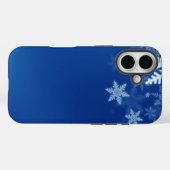IJs en sneeuw getextureerd Case-Mate iPhone Case (Achterkant (horizontaal))