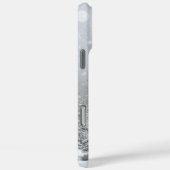 IJs en sneeuw getextureerd Case-Mate iPhone Case (Achterkant / Rechts)