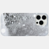 IJs en sneeuw getextureerd Case-Mate iPhone Case (Achterkant (horizontaal))