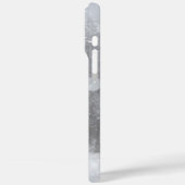 IJs en sneeuw getextureerd Case-Mate iPhone Case (Achterkant / Links)