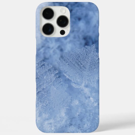 IJs en sneeuw getextureerd Case-Mate iPhone Case (Achterkant)