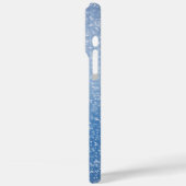 IJs en sneeuw getextureerd Case-Mate iPhone Case (Achterkant / Links)