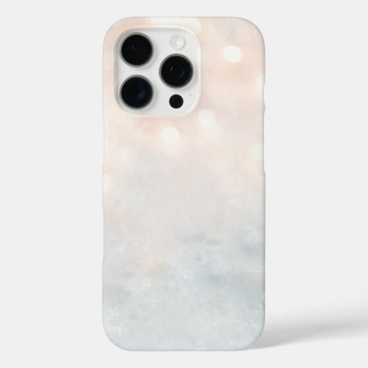IJs en sneeuw getextureerd Case-Mate iPhone Case (Achterkant)