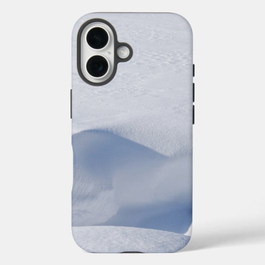IJs en sneeuw getextureerd Case-Mate iPhone Case (Achterkant)