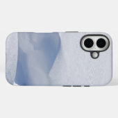 IJs en sneeuw getextureerd Case-Mate iPhone Case (Achterkant (horizontaal))