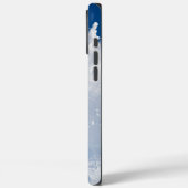 IJs en sneeuw getextureerd Case-Mate iPhone Case (Achterkant / Links)