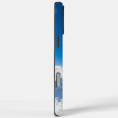 IJs en sneeuw getextureerd Case-Mate iPhone Case (Achterkant / Rechts)