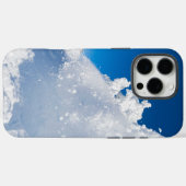 IJs en sneeuw getextureerd Case-Mate iPhone Case (Achterkant (horizontaal))