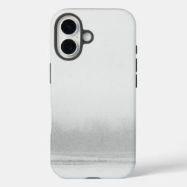 IJs en sneeuw getextureerd iPhone 16 Hoesje