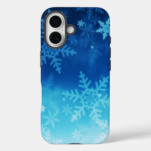 IJs en sneeuw getextureerd Case-Mate iPhone Case (Achterkant)