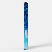 IJs en sneeuw getextureerd Case-Mate iPhone Case (Achterkant / Rechts)