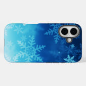 IJs en sneeuw getextureerd Case-Mate iPhone Case (Achterkant (horizontaal))
