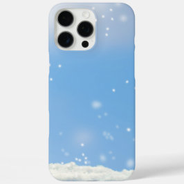 IJs en sneeuw getextureerd iPhone 16 Pro Max Hoesje