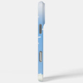 IJs en sneeuw getextureerd Case-Mate iPhone Case (Achterkant / Rechts)