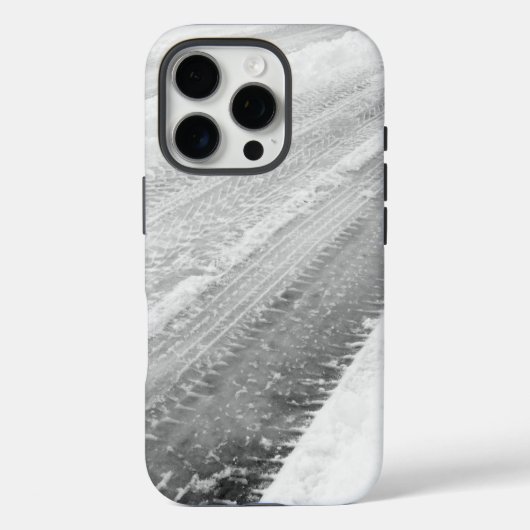 IJs en sneeuw getextureerd Case-Mate iPhone Case (Achterkant)