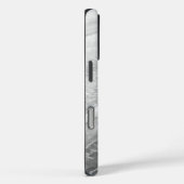 IJs en sneeuw getextureerd Case-Mate iPhone Case (Achterkant / Rechts)