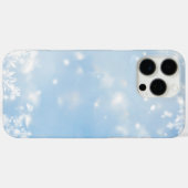 IJs en sneeuw getextureerd Case-Mate iPhone Case (Achterkant (horizontaal))