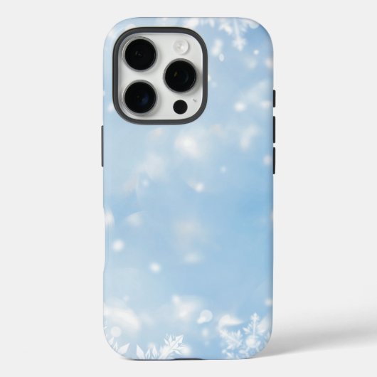 IJs en sneeuw getextureerd Case-Mate iPhone Case (Achterkant)