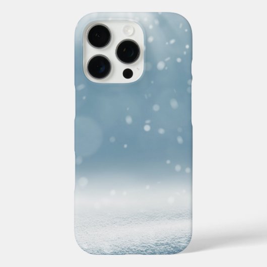 IJs en sneeuw getextureerd Case-Mate iPhone Case (Achterkant)