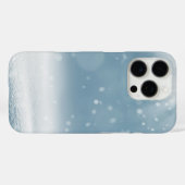 IJs en sneeuw getextureerd Case-Mate iPhone Case (Achterkant (horizontaal))