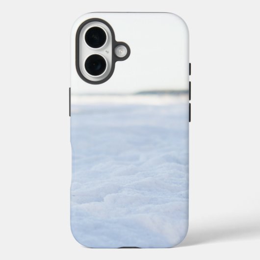 IJs en sneeuw getextureerd Case-Mate iPhone Case (Achterkant)