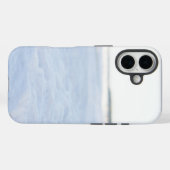 IJs en sneeuw getextureerd Case-Mate iPhone Case (Achterkant (horizontaal))