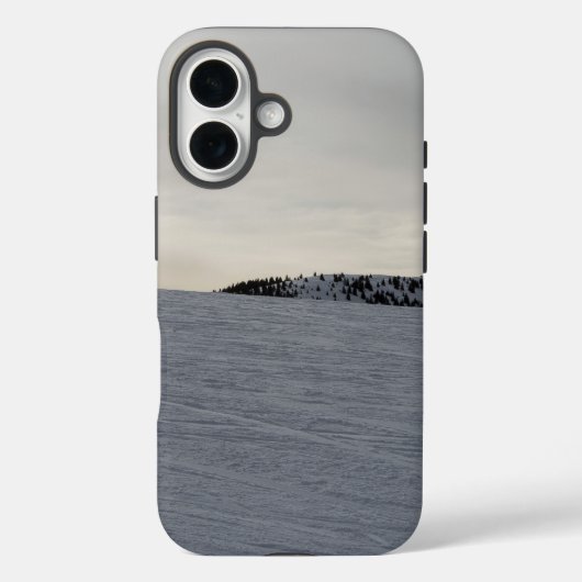IJs en sneeuw getextureerd Case-Mate iPhone Case (Achterkant)