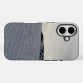IJs en sneeuw getextureerd Case-Mate iPhone Case (Achterkant (horizontaal))