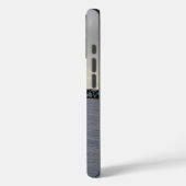 IJs en sneeuw getextureerd Case-Mate iPhone Case (Achterkant / Links)