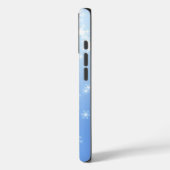 IJs en sneeuw getextureerd Case-Mate iPhone Case (Achterkant / Links)