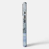 IJs en sneeuw getextureerd Case-Mate iPhone Case (Achterkant / Links)