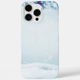 IJs en sneeuw getextureerd iPhone 16 Pro Max Hoesje