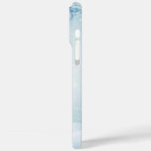 IJs en sneeuw getextureerd Case-Mate iPhone Case (Achterkant / Links)