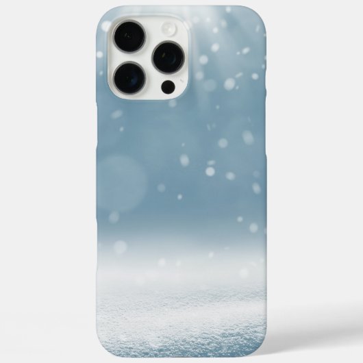 IJs en sneeuw getextureerd Case-Mate iPhone Case (Achterkant)