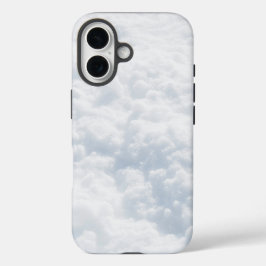 IJs en sneeuw getextureerd iPhone 16 Hoesje