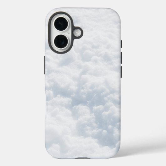 IJs en sneeuw getextureerd Case-Mate iPhone Case (Achterkant)