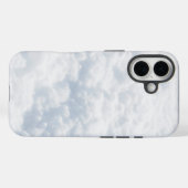 IJs en sneeuw getextureerd Case-Mate iPhone Case (Achterkant (horizontaal))