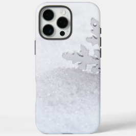IJs en sneeuw getextureerd iPhone 16 Pro Max Hoesje