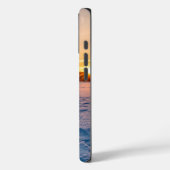 IJs en sneeuw getextureerd Case-Mate iPhone Case (Achterkant / Links)