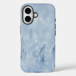 IJs en sneeuw getextureerd iPhone 16 Hoesje