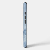 IJs en sneeuw getextureerd Case-Mate iPhone Case (Achterkant / Links)