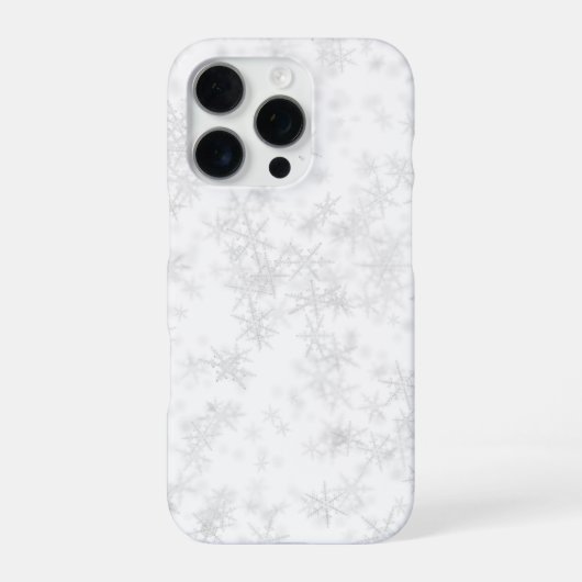 IJs en sneeuw getextureerd iPhone Hoesje (Achterkant)