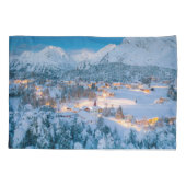 IJs en sneeuw | Graubunden, Engadin, Zwitserland Kussensloop (Achterkant)