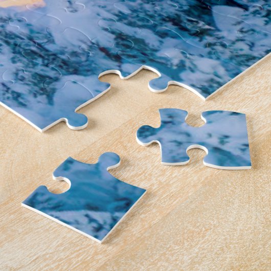 IJs en sneeuw | Graubunden, Engadin, Zwitserland Legpuzzel (Zijkant)