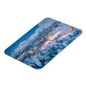 IJs en sneeuw | Graubunden, Engadin, Zwitserland Magneet (Linkerzijde)