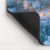 IJs en sneeuw | Graubunden, Engadin, Zwitserland Muismat (Hoek)