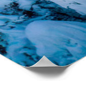 IJs en sneeuw | Graubunden, Engadin, Zwitserland Poster (Hoek)