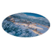 IJs en sneeuw | Graubunden, Engadin, Zwitserland Snijplank (Hoek)